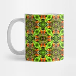 Canna flower pattern resembling the beak of a bird Mug